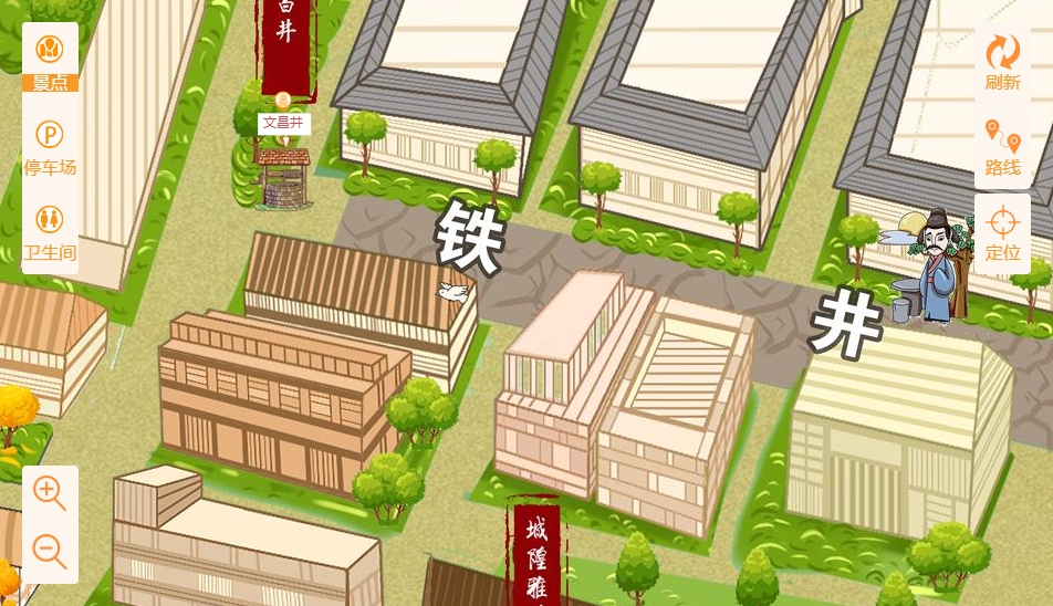 临渭智慧景区：手绘地图与语音导览的完美融合